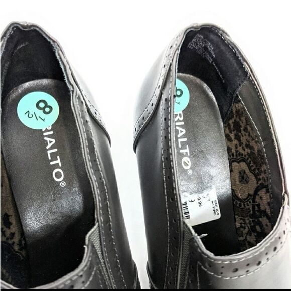 Rialto Nora Heeled Shoe Booties In Grey 8.5 - Picture 6 of 8